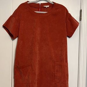 Corduroy Rust dress